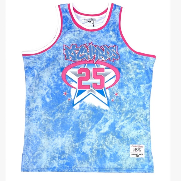 Headgear Classics Other - Headgear Classics Embroidered Dwyane Wade Richards High School Jersey Size 2XL